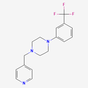 1-[(Pyridin-4-yl)methyl]-4-[3-(trifluoromethyl)phenyl]piperazine