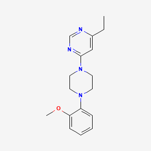 4-Ethyl-6-[4-(2-methoxyphenyl)piperazin-1-yl]pyrimidine