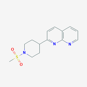 2-(1-Methanesulfonylpiperidin-4-yl)-1,8-naphthyridine