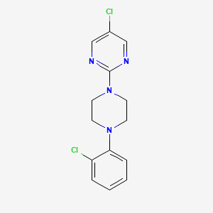 5-Chloro-2-[4-(2-chlorophenyl)piperazin-1-yl]pyrimidine