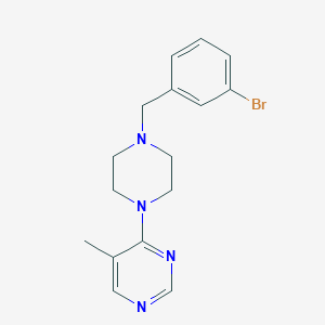 4-{4-[(3-Bromophenyl)methyl]piperazin-1-yl}-5-methylpyrimidine