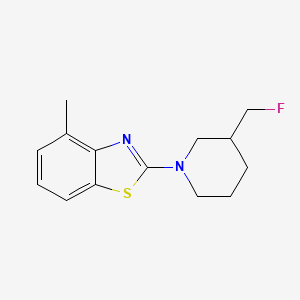 2-[3-(Fluoromethyl)piperidin-1-yl]-4-methyl-1,3-benzothiazole