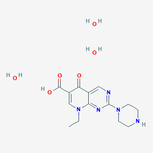 molecular formula C14H23N5O6 B122400 哌咪酸三水合物 CAS No. 72571-82-5