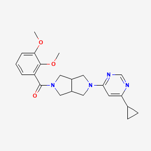 4-Cyclopropyl-6-[5-(2,3-dimethoxybenzoyl)-octahydropyrrolo[3,4-c]pyrrol-2-yl]pyrimidine