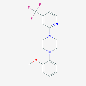 1-(2-Methoxyphenyl)-4-[4-(trifluoromethyl)pyridin-2-yl]piperazine