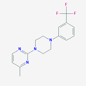 4-Methyl-2-{4-[3-(trifluoromethyl)phenyl]piperazin-1-yl}pyrimidine