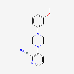 3-[4-(3-Methoxyphenyl)piperazin-1-yl]pyridine-2-carbonitrile