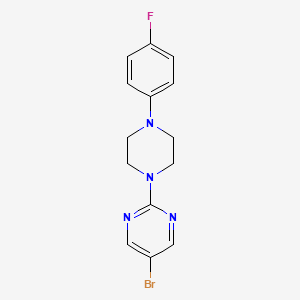 5-Bromo-2-[4-(4-fluorophenyl)piperazin-1-yl]pyrimidine