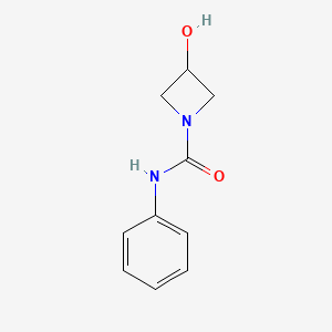 3-hydroxy-N-phenylazetidine-1-carboxamide