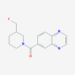 6-[3-(Fluoromethyl)piperidine-1-carbonyl]quinoxaline