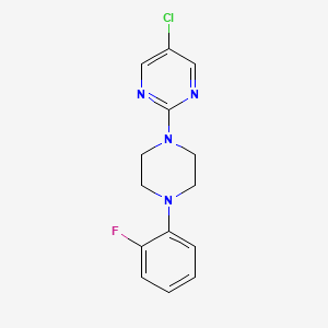 5-Chloro-2-[4-(2-fluorophenyl)piperazin-1-yl]pyrimidine