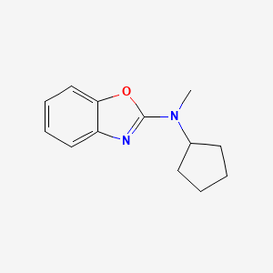 N-cyclopentyl-N-methyl-1,3-benzoxazol-2-amine