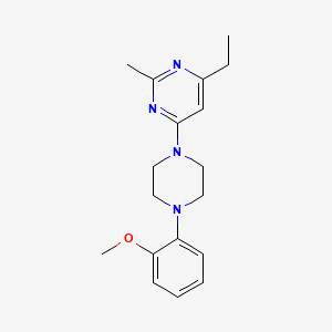 4-Ethyl-6-[4-(2-methoxyphenyl)piperazin-1-yl]-2-methylpyrimidine