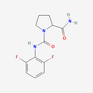 N1-(2,6-difluorophenyl)pyrrolidine-1,2-dicarboxamide