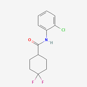 N-(2-chlorophenyl)-4,4-difluorocyclohexane-1-carboxamide