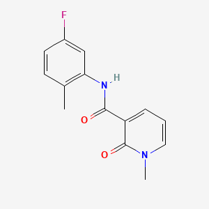 N-(5-fluoro-2-methylphenyl)-1-methyl-2-oxo-1,2-dihydropyridine-3-carboxamide