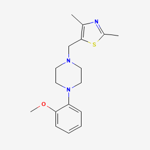 1-[(2,4-Dimethyl-1,3-thiazol-5-yl)methyl]-4-(2-methoxyphenyl)piperazine