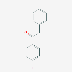 molecular formula C14H11FO B122404 4'-氟-2-苯基苯乙酮 CAS No. 347-84-2