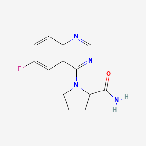 1-(6-Fluoroquinazolin-4-yl)pyrrolidine-2-carboxamide