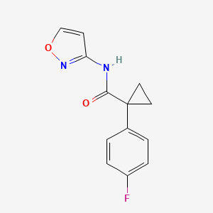 1-(4-fluorophenyl)-N-(1,2-oxazol-3-yl)cyclopropane-1-carboxamide