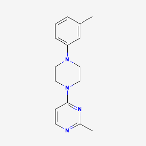 2-Methyl-4-[4-(3-methylphenyl)piperazin-1-yl]pyrimidine