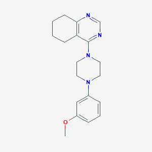 4-[4-(3-Methoxyphenyl)piperazin-1-yl]-5,6,7,8-tetrahydroquinazoline