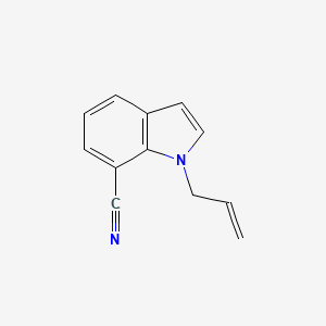 1-(prop-2-en-1-yl)-1H-indole-7-carbonitrile