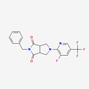 2-Benzyl-5-[3-fluoro-5-(trifluoromethyl)pyridin-2-yl]-octahydropyrrolo[3,4-c]pyrrole-1,3-dione