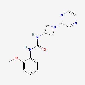 1-(2-Methoxyphenyl)-3-[1-(pyrazin-2-yl)azetidin-3-yl]urea