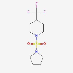 1-(Pyrrolidine-1-sulfonyl)-4-(trifluoromethyl)piperidine