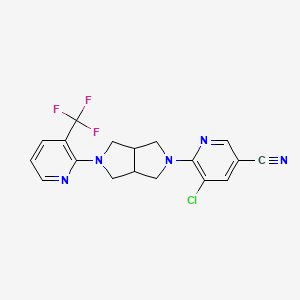 5-Chloro-6-{5-[3-(trifluoromethyl)pyridin-2-yl]-octahydropyrrolo[3,4-c]pyrrol-2-yl}pyridine-3-carbonitrile