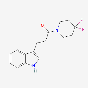 1-(4,4-difluoropiperidin-1-yl)-3-(1H-indol-3-yl)propan-1-one