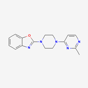 2-[4-(2-Methylpyrimidin-4-yl)piperazin-1-yl]-1,3-benzoxazole