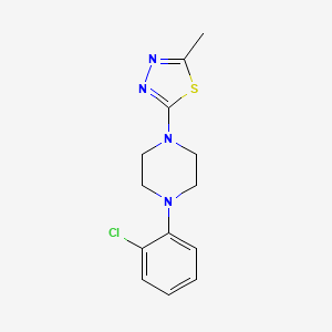 1-(2-Chlorophenyl)-4-(5-methyl-1,3,4-thiadiazol-2-yl)piperazine