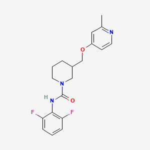 N-(2,6-difluorophenyl)-3-{[(2-methylpyridin-4-yl)oxy]methyl}piperidine-1-carboxamide