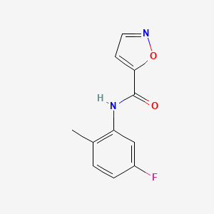 N-(5-fluoro-2-methylphenyl)-1,2-oxazole-5-carboxamide