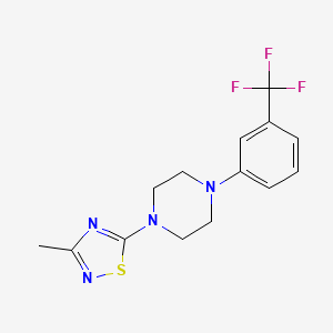 1-(3-Methyl-1,2,4-thiadiazol-5-yl)-4-[3-(trifluoromethyl)phenyl]piperazine