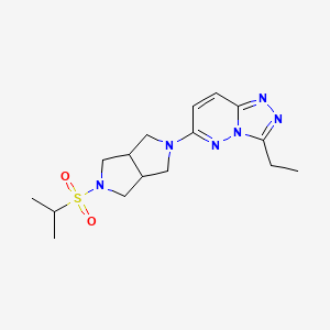 2-{3-Ethyl-[1,2,4]triazolo[4,3-b]pyridazin-6-yl}-5-(propane-2-sulfonyl)-octahydropyrrolo[3,4-c]pyrrole