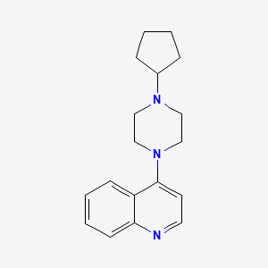 4-(4-Cyclopentylpiperazin-1-yl)quinoline