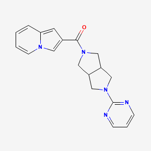 2-[5-(Pyrimidin-2-yl)-octahydropyrrolo[3,4-c]pyrrole-2-carbonyl]indolizine