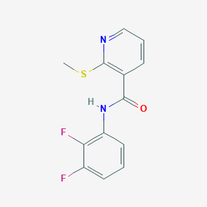 N-(2,3-difluorophenyl)-2-(methylsulfanyl)pyridine-3-carboxamide