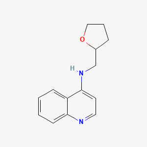 N-[(oxolan-2-yl)methyl]quinolin-4-amine