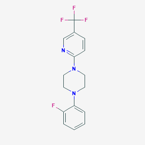 1-(2-Fluorophenyl)-4-[5-(trifluoromethyl)pyridin-2-yl]piperazine