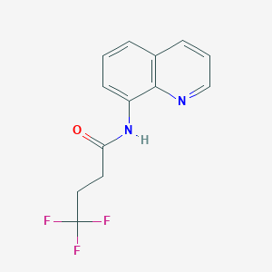 4,4,4-trifluoro-N-(quinolin-8-yl)butanamide