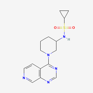 N-(1-{pyrido[3,4-d]pyrimidin-4-yl}piperidin-3-yl)cyclopropanesulfonamide