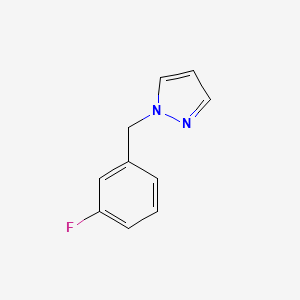 1-[(3-fluorophenyl)methyl]-1H-pyrazole