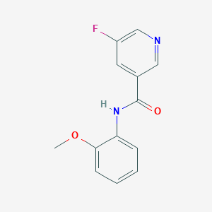 5-fluoro-N-(2-methoxyphenyl)pyridine-3-carboxamide