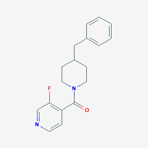 4-(4-Benzylpiperidine-1-carbonyl)-3-fluoropyridine