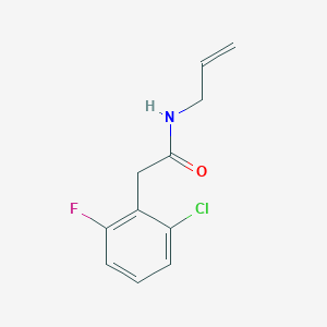 2-(2-chloro-6-fluorophenyl)-N-(prop-2-en-1-yl)acetamide