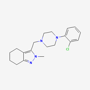 3-{[4-(2-chlorophenyl)piperazin-1-yl]methyl}-2-methyl-4,5,6,7-tetrahydro-2H-indazole